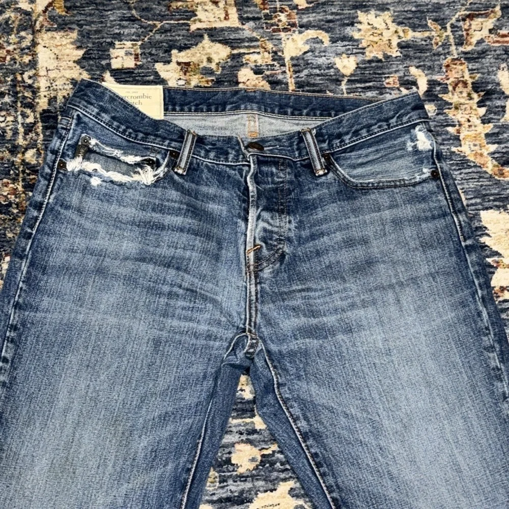 Abercrombie & Fitch the A&F Classic straight denim jean men 32x32 100% cotton